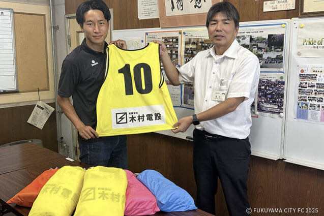 有限会社木村電設様 SDGsプロジェクト「寄附受納式」の様子